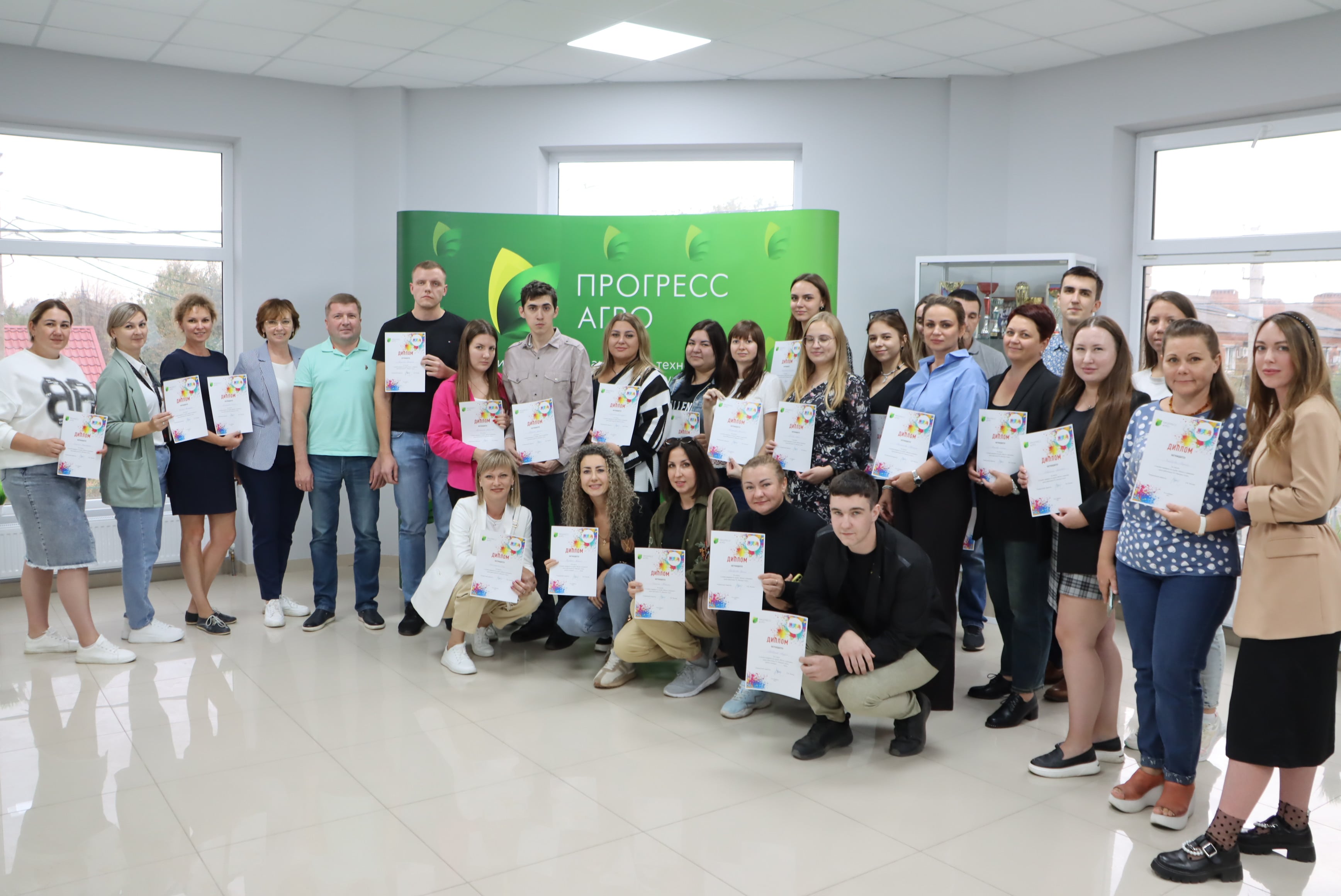 Марафон бодрости провели активисты Молодежного совета «Прогресс Агро»